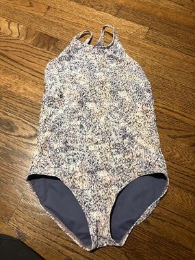 Athleta girl high neck one piece NWOT